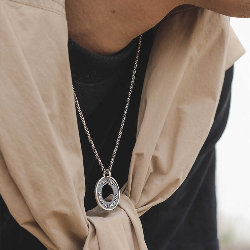 Sterling Silver Pendant 925 Sterling Silver Keel Necklace