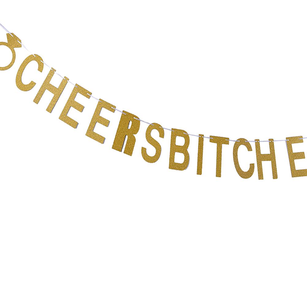 Hot New Product Letter Flag Bachelor Party Garland
