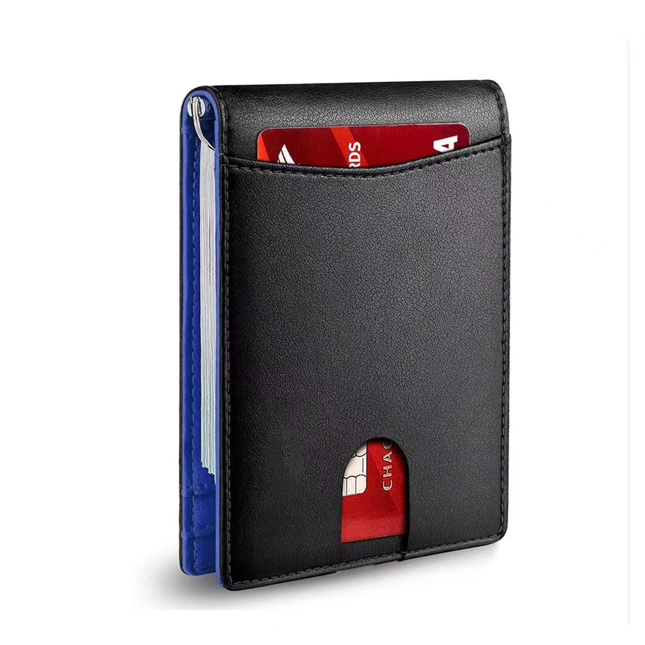 Leather Multifunctional Card Sleeve Microfiber Wear-resistant Rfid Anti-Theft Swiping
