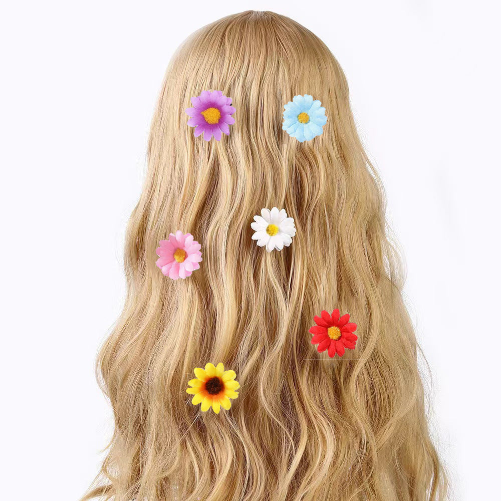 Creative Simulation Sunflower Hair Clip