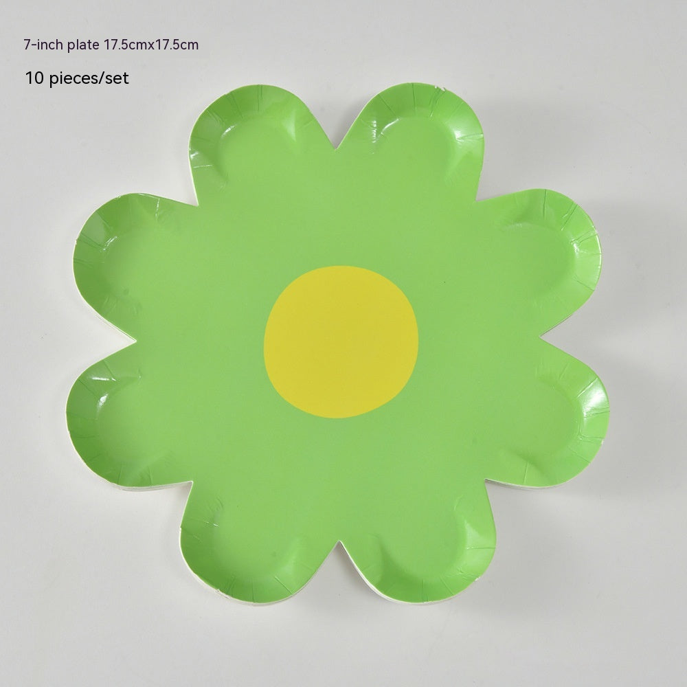 Disposable Paper Plate Theme Party Children's Decoration