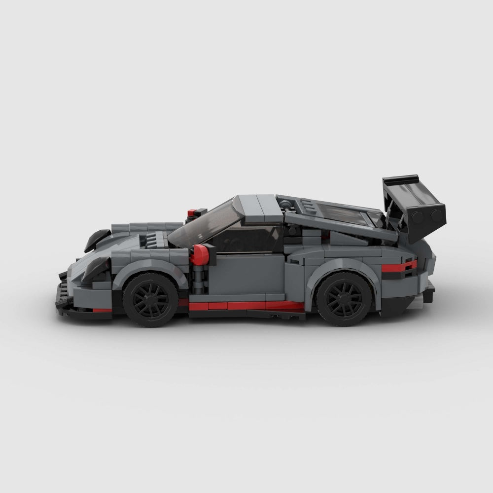 374PCS Gray Sports Car Building Blocks,Speed Champions Cars Blocks Building Sets Toys