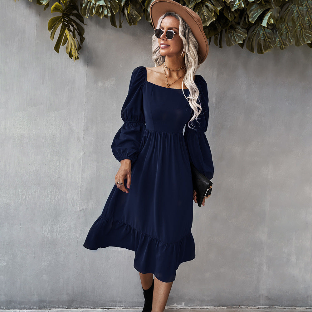 French Long Sleeve Dress Amazon