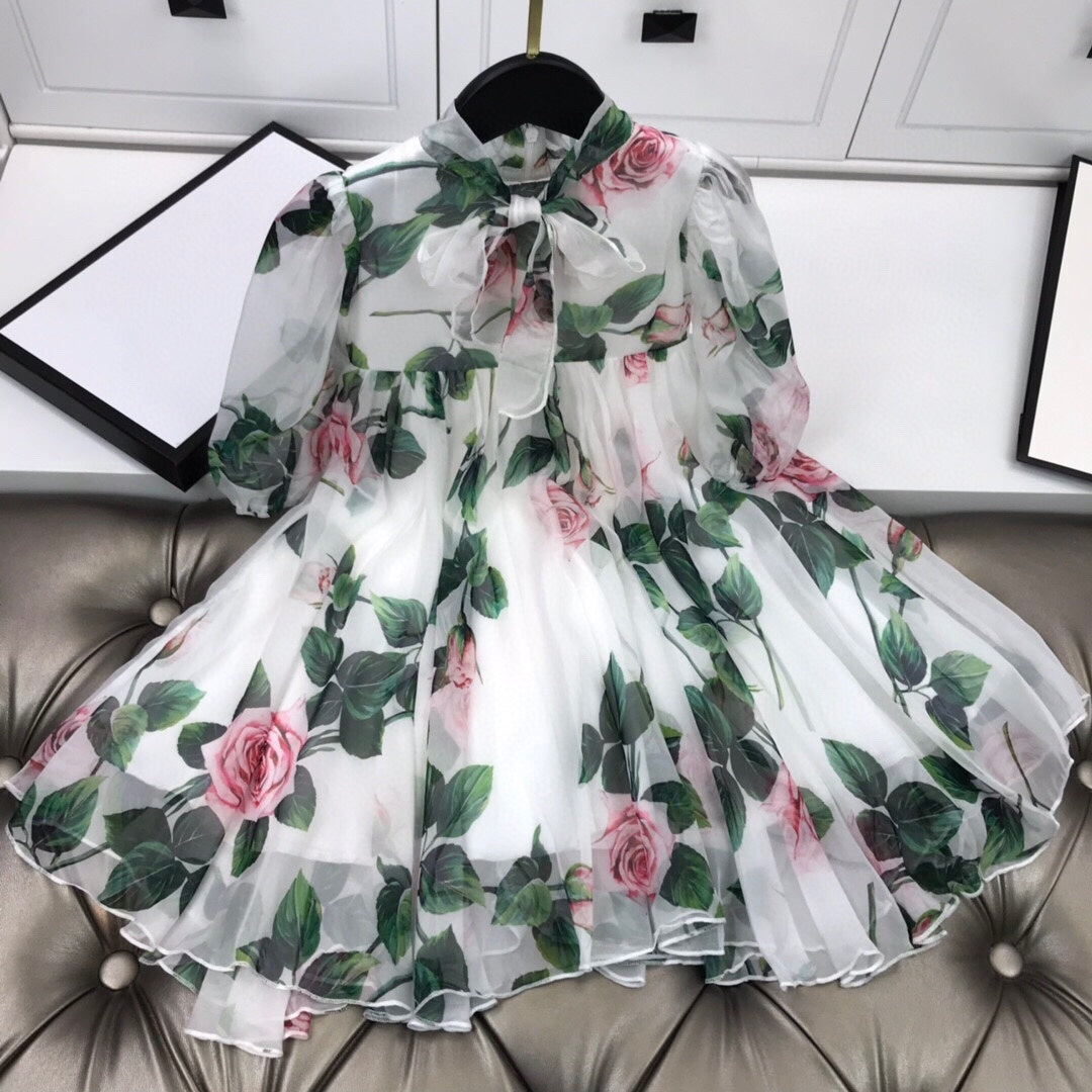 High End Children''s Customized Spring And Summer Dress