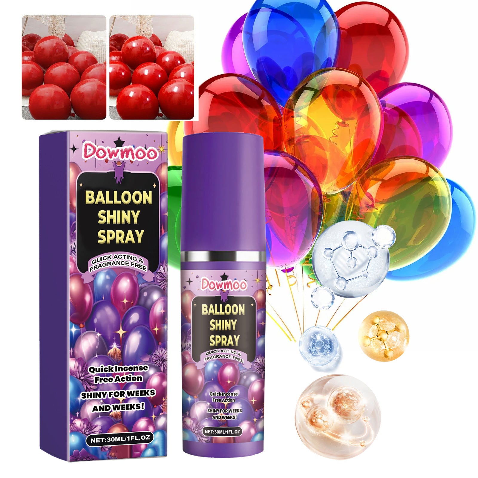 Balloon Atmosphere Gloss Spray Lasting Shining