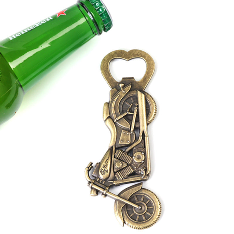 New Zinc Alloy Motorcycle Opener Retro