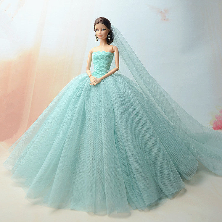 Wedding Dress Big Skirt Veil