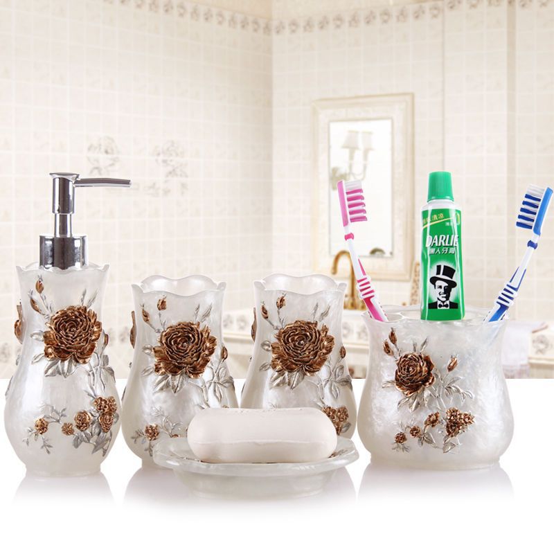 European Style Bathroom 6-Piece Set Bathroom Suit