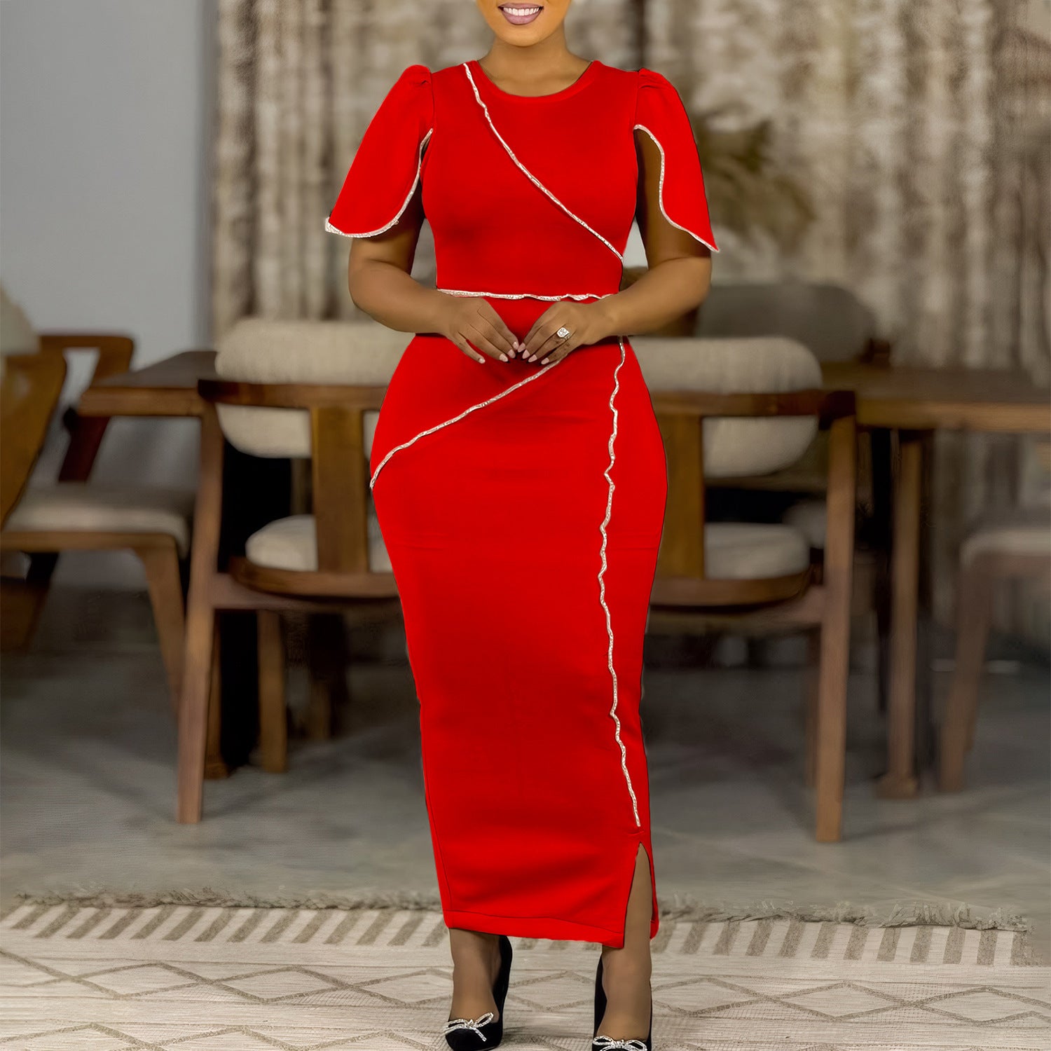 Elegant Banquet Formal Long Dress Africa