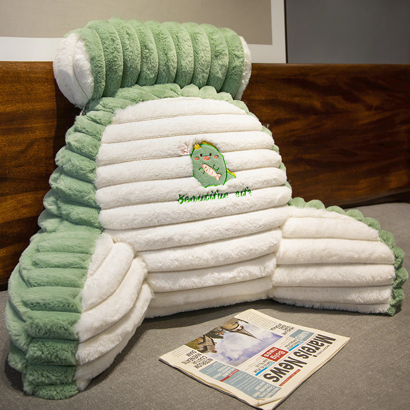 Cartoon Animal Rabbit Fur Multifunctional Lumbar Support Pillow