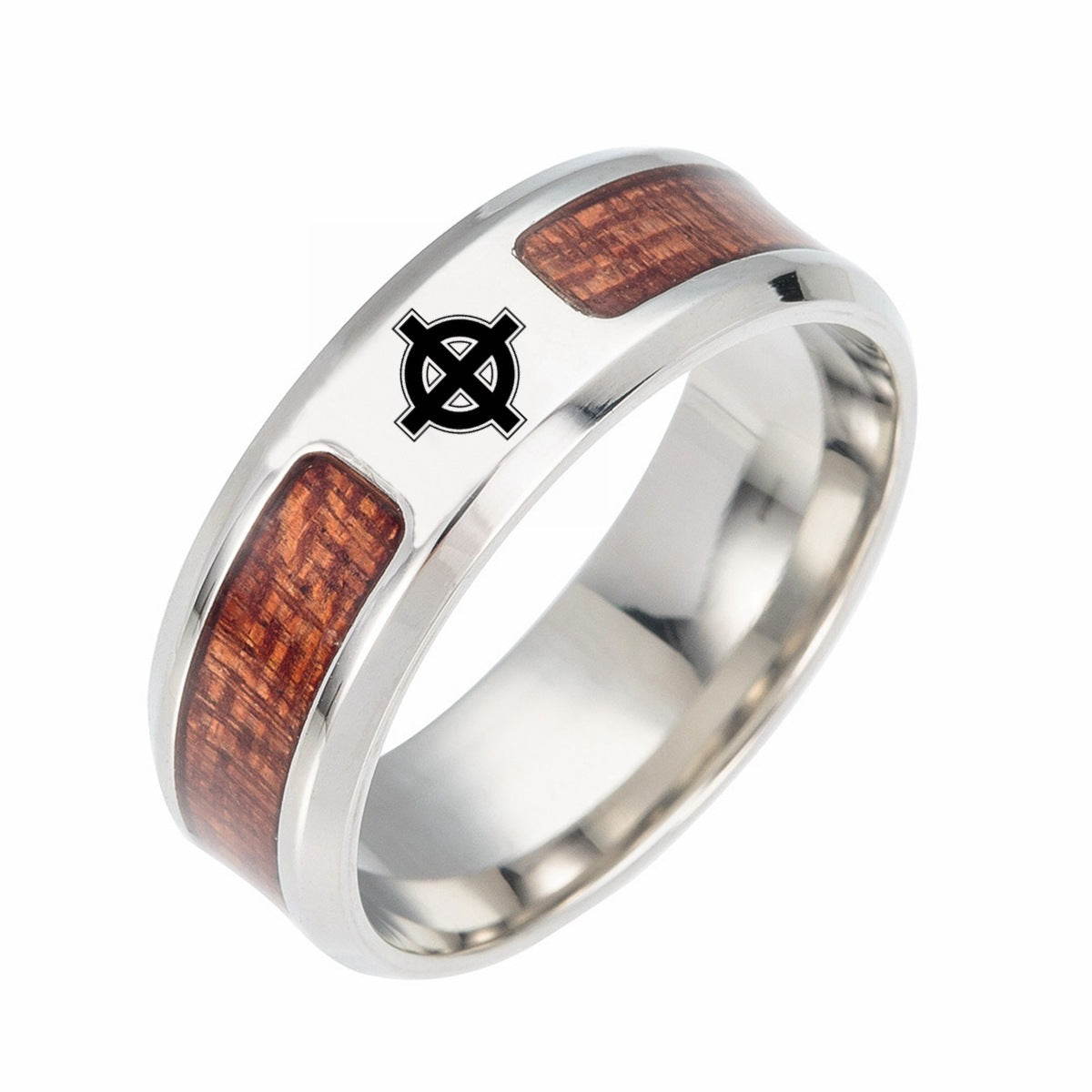 New Fashion Wood Grain Ring