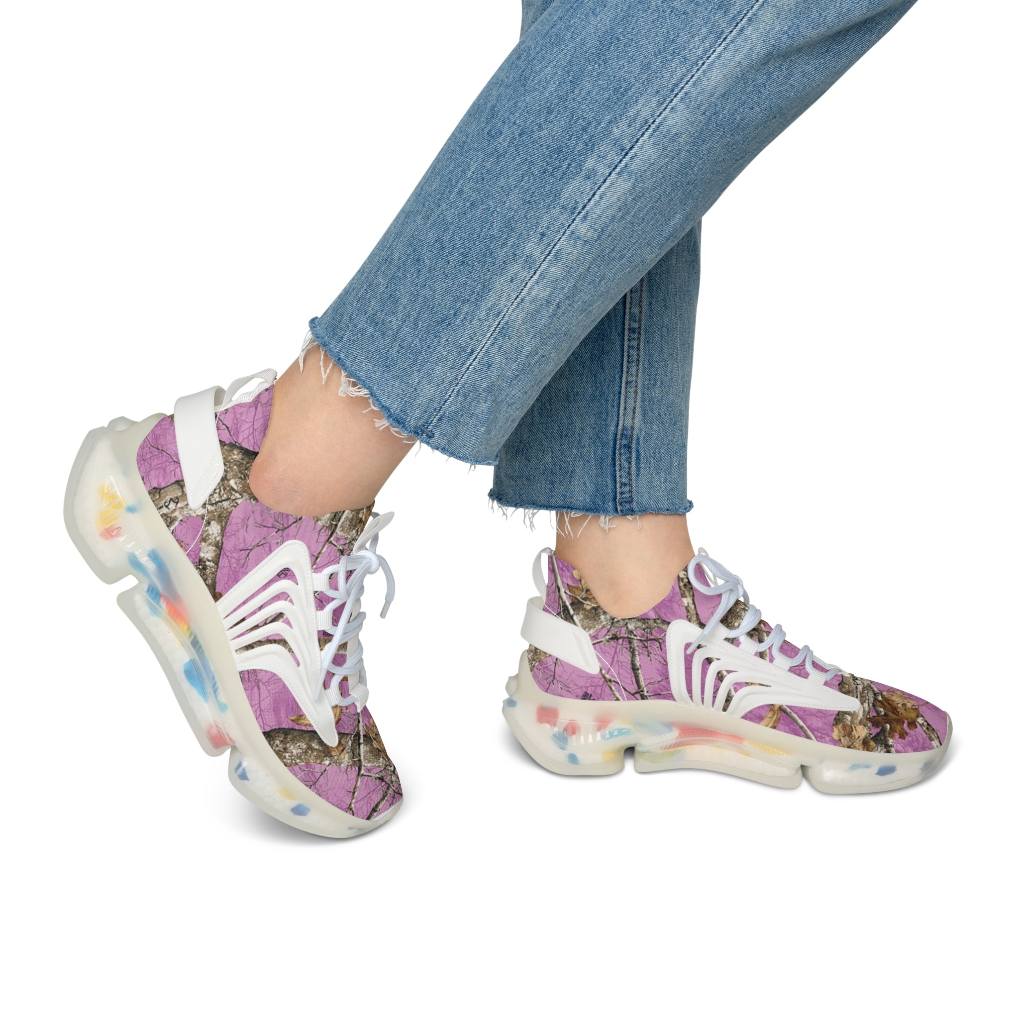 Women's Camo Mesh Sneakers