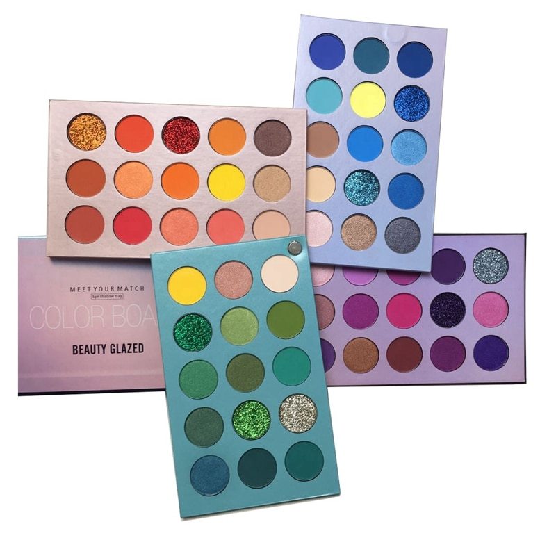 BEAUTY GLAZED 60 Color Four-Layer Three-Dimensional Eyeshadow Palette