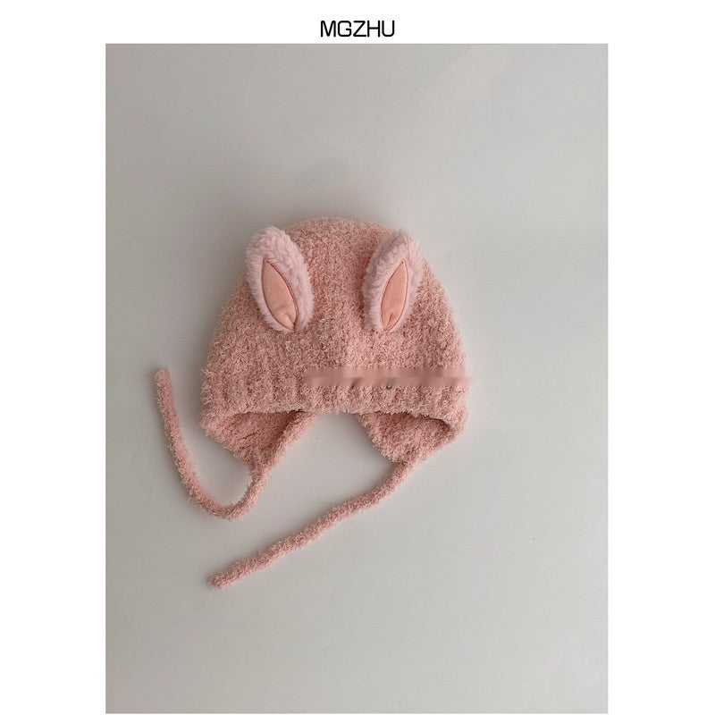 Baby Hat Autumn And Winter Thickening Knitted Hat