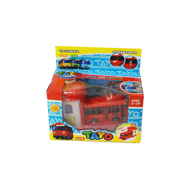 Cart Small Bus Children's Bus Toy Ejection Car Parking Lot