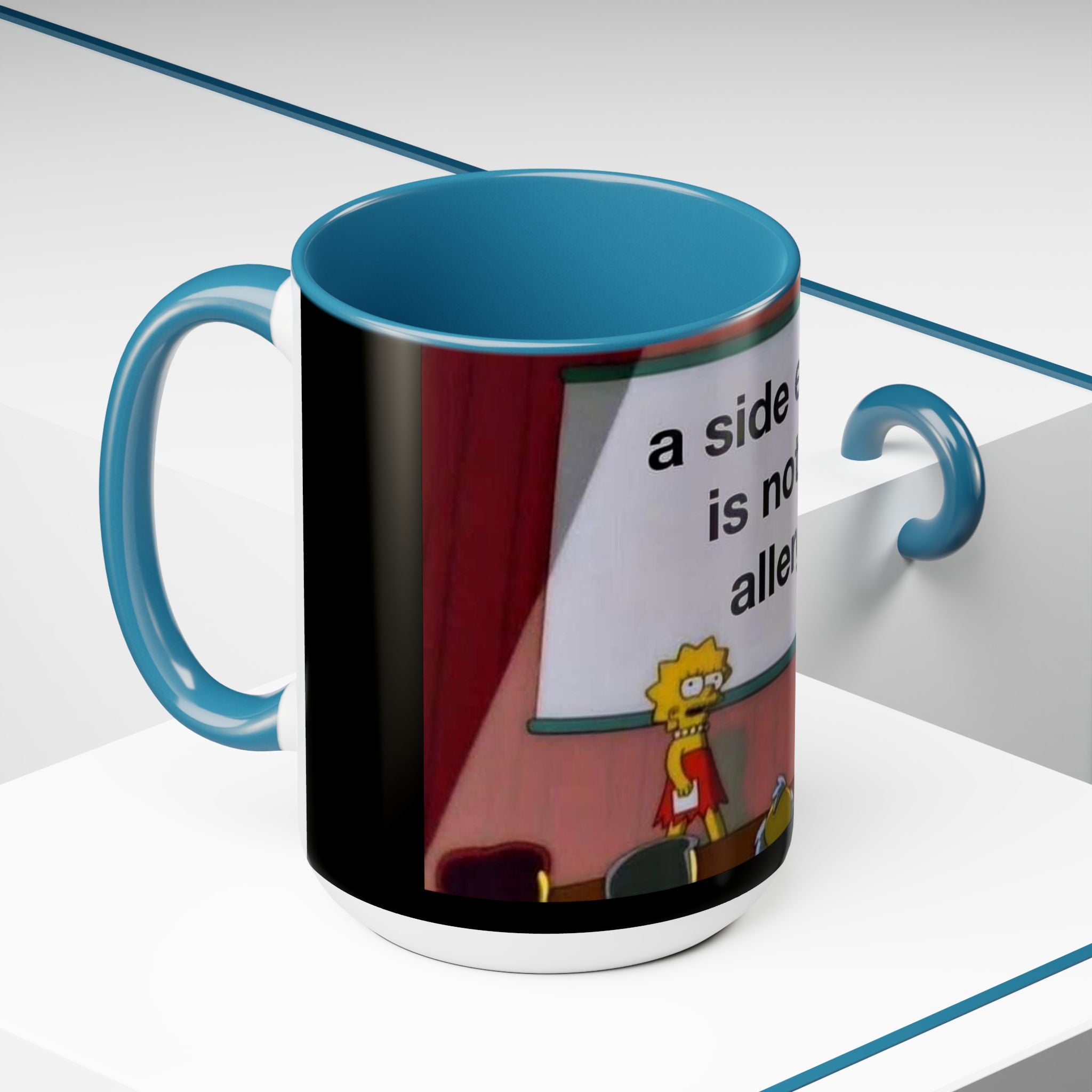 Two-Tone Coffee Mugs, 15oz