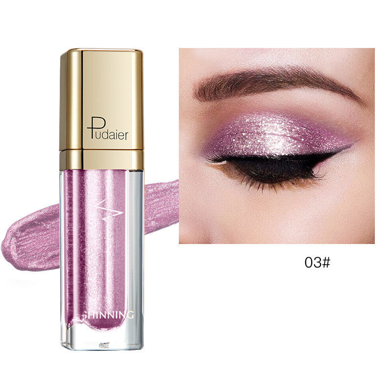 18 Color Glitter Eyeshadow Shiny Pearl Eye Shadow liquid Eye Makeup Pigments Purple Gold Shimmer Cosmetics Gel