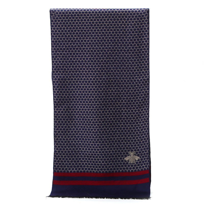 Fashion Luxury Cotton Mens Shawl