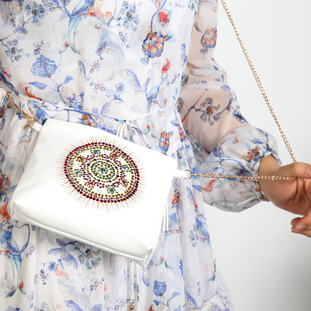 Creative DIY Diamond Painting Large Capacity Coin Purse Handbag