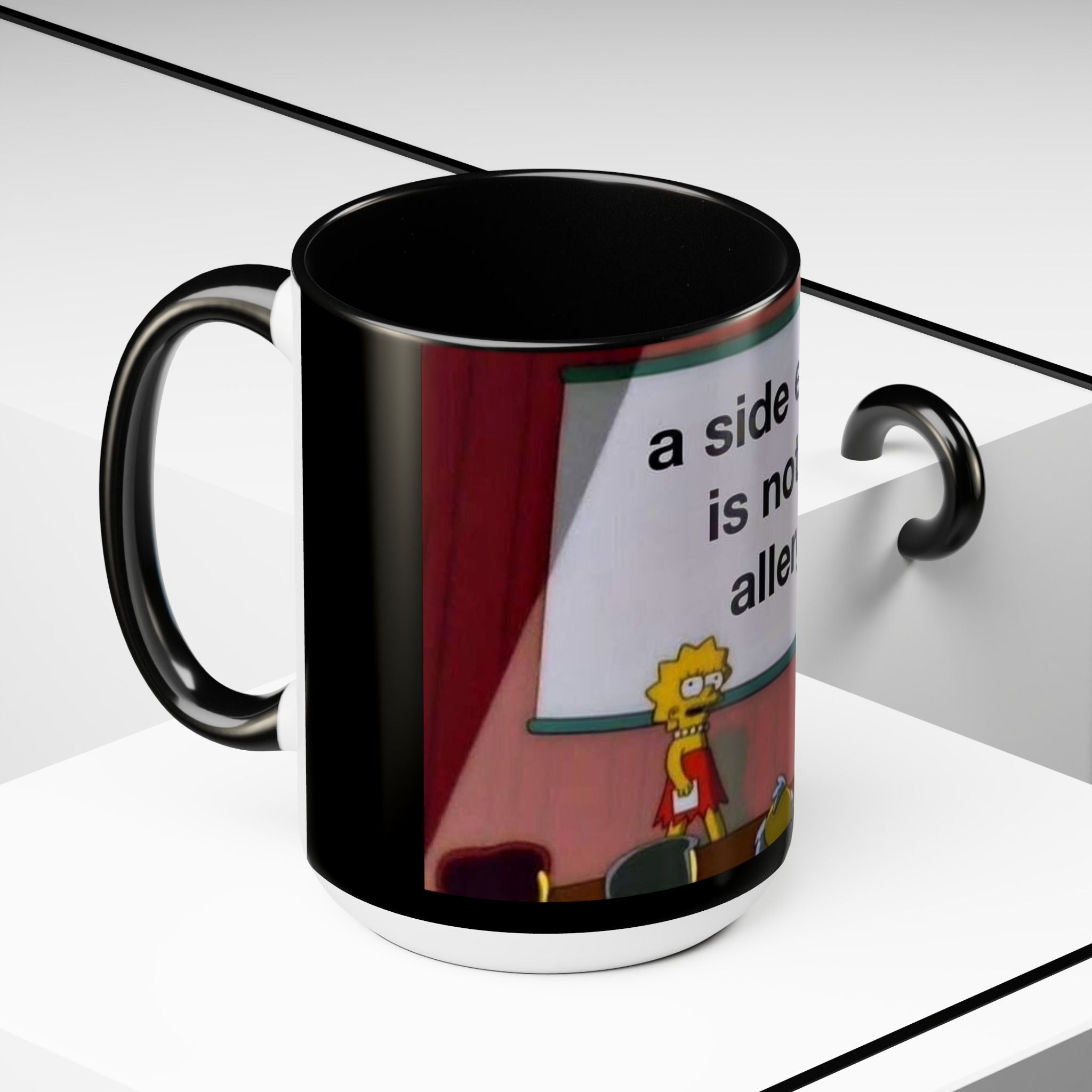 Two-Tone Coffee Mugs, 15oz