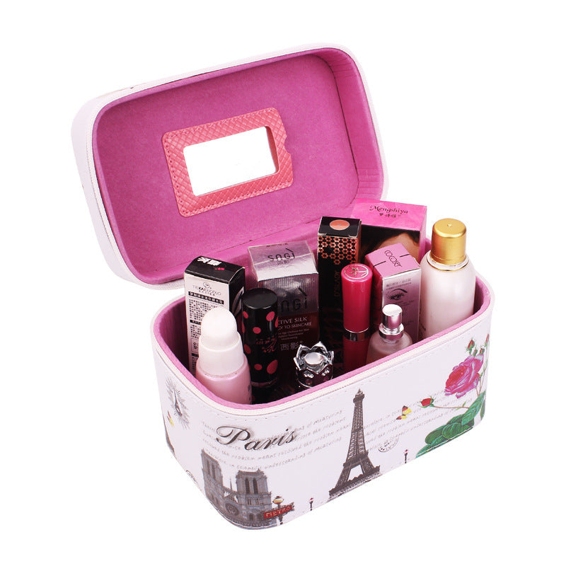 Manufacturer Korean Lovable Hand-Held Cosmetic Bag Waterproof Travel Package Make-Up Toolbox