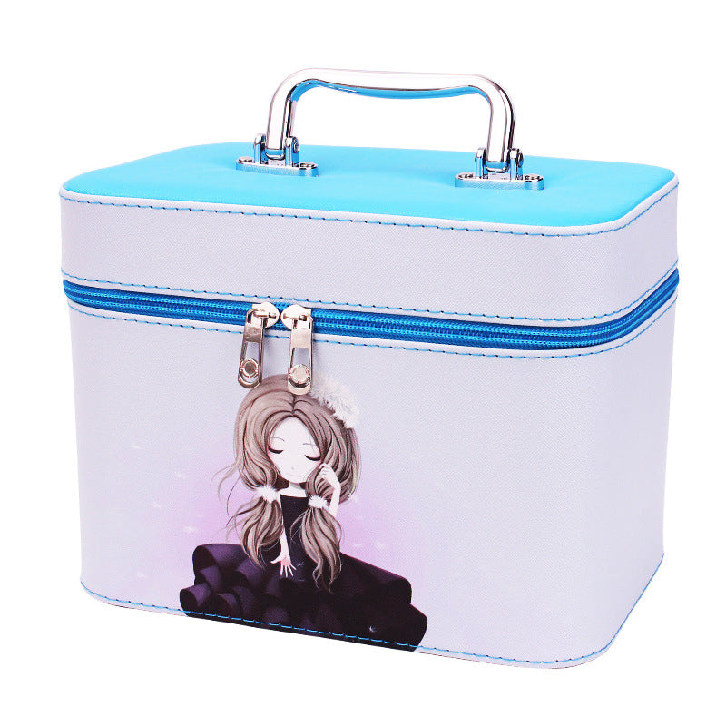 Manufacturer Korean Lovable Hand-Held Cosmetic Bag Waterproof Travel Package Make-Up Toolbox