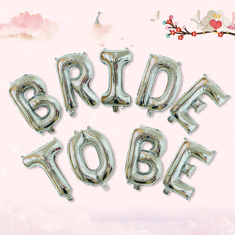 Proposal Rose Gold Bride to Be Balloon Set Bride-To-Be Wedding Decoration Letters