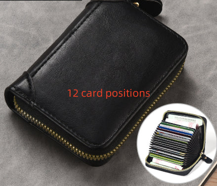 Men's Anti-Demagnetization And Anti-Theft ID Card Bag