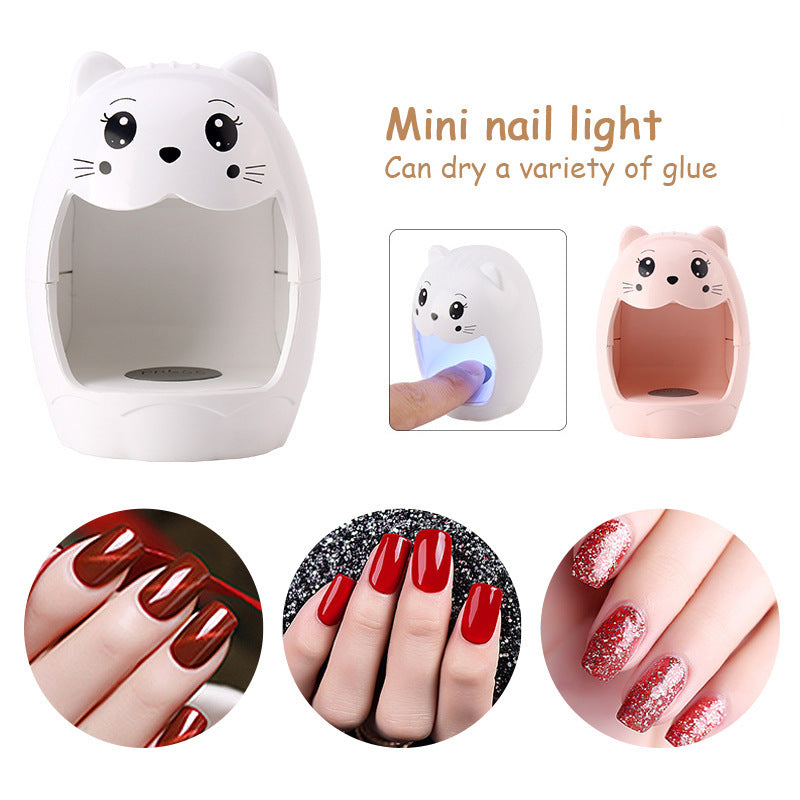 New Mini-Portable Nails Phototherapy Lamp Cute Egg Shape