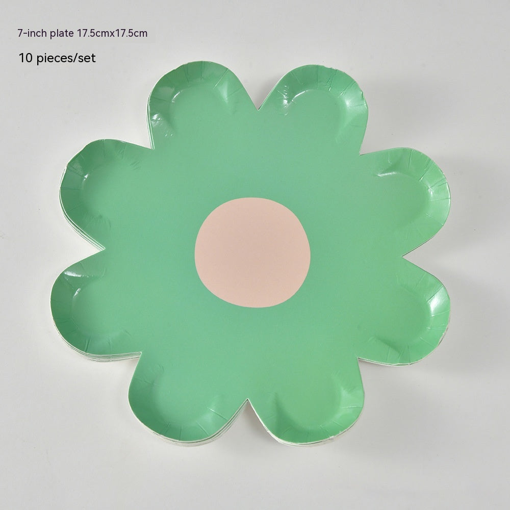 Disposable Paper Plate Theme Party Children's Decoration
