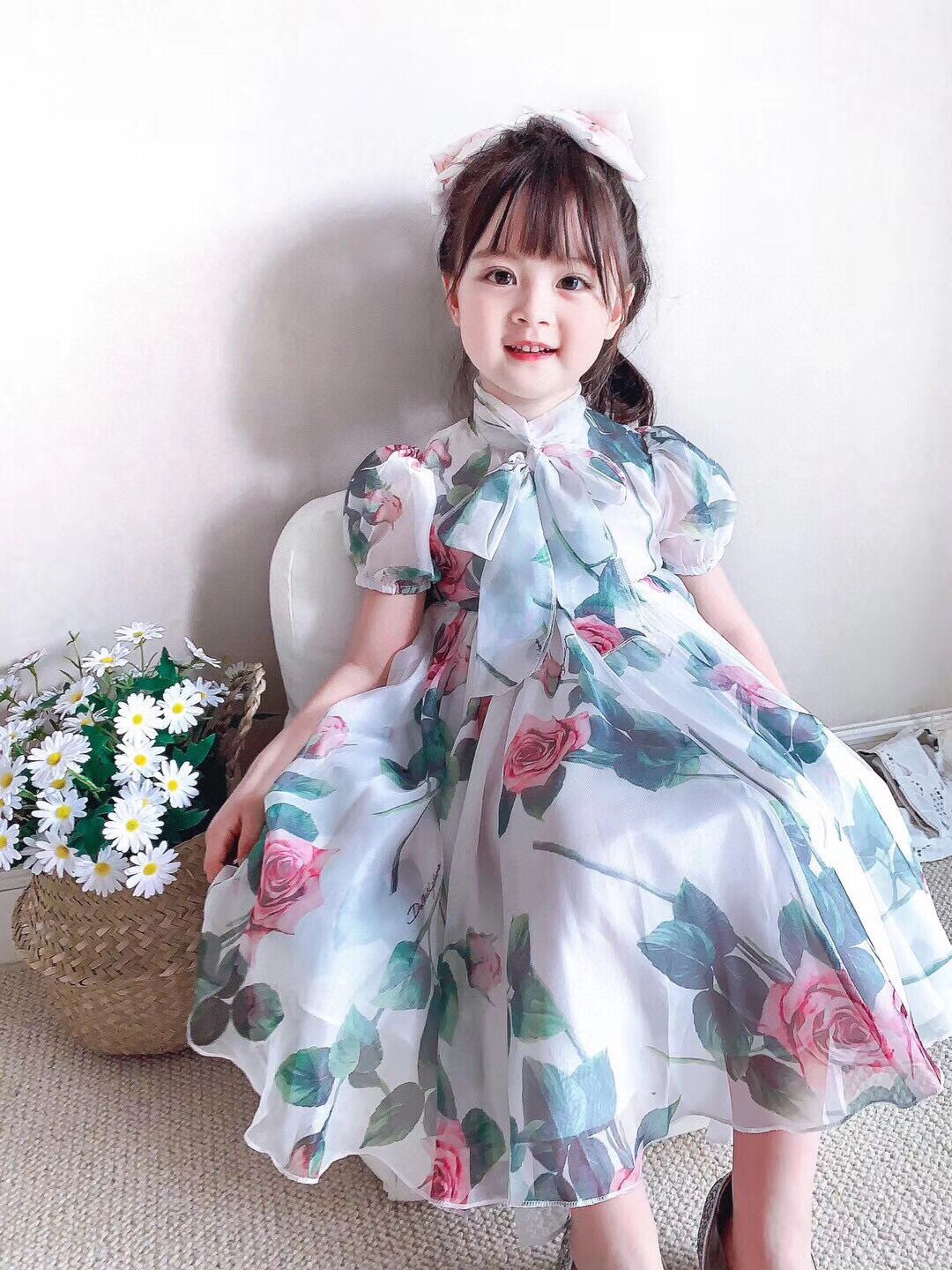 High End Children''s Customized Spring And Summer Dress