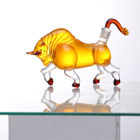 Zodiac Transparent Thickened Glass Wine Bottle