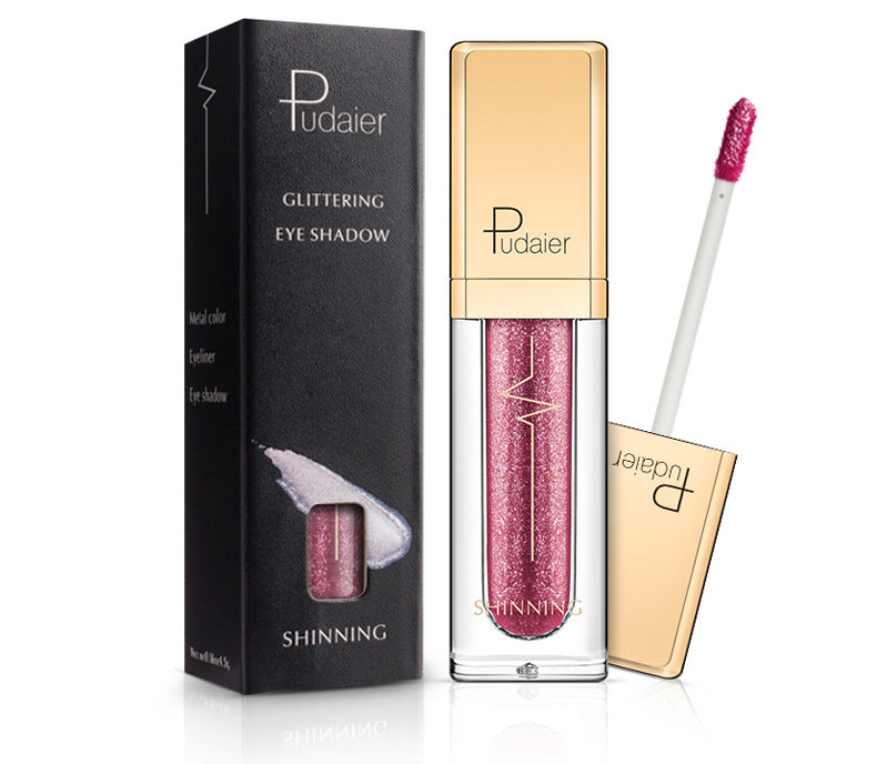 18 Color Glitter Eyeshadow Shiny Pearl Eye Shadow liquid Eye Makeup Pigments Purple Gold Shimmer Cosmetics Gel