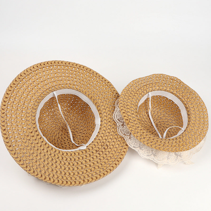Women Lace Sun Hats For Wide Brim Straw Beach
