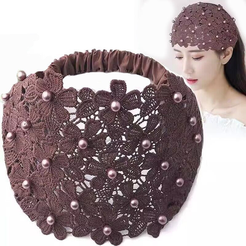 Hollow Hair Band Beaded Douyin Online Influencer Wide Edge
