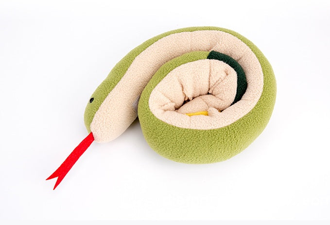 Pet Sniffing Snake Toy Dog Puzzle Hidden Food