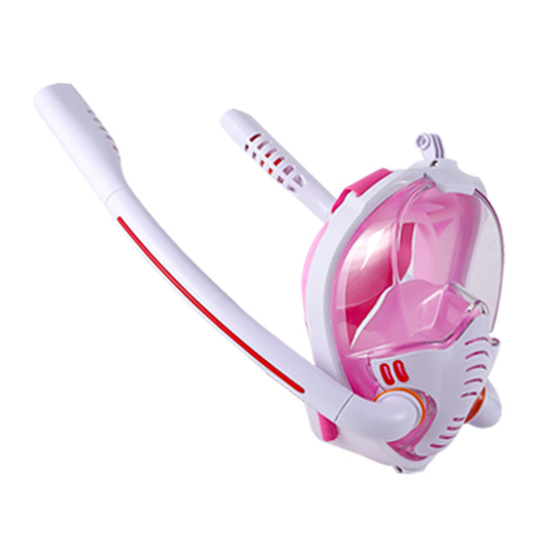 Double Tube Silicone Full Dry Diving Headgear