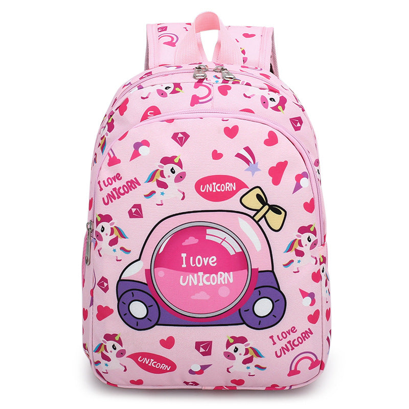 Nylon Cartoon Kids Backpack