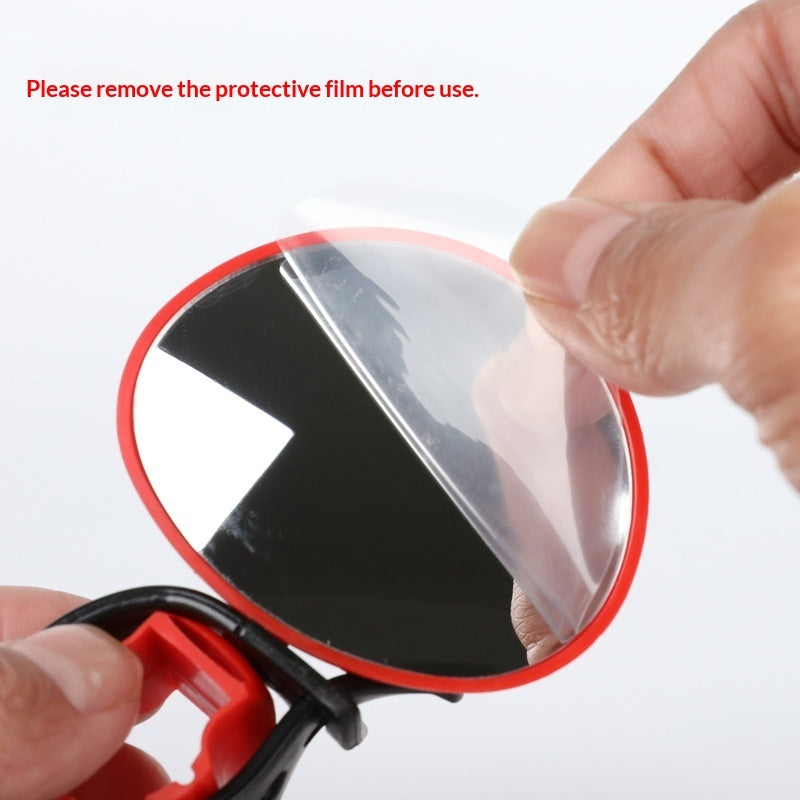 Bicycle Rearview Mountain Bike Reflector 360-Degree Rotating Design Reflective Mirror For Cycling Gear