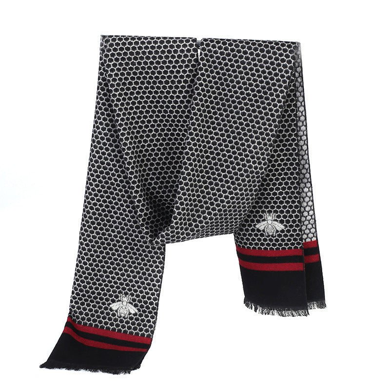 Fashion Luxury Cotton Mens Shawl