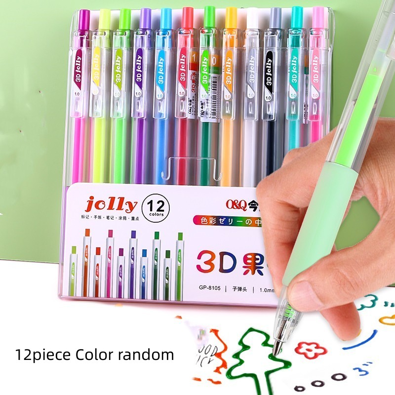 3D Jelly Gel Pen Color