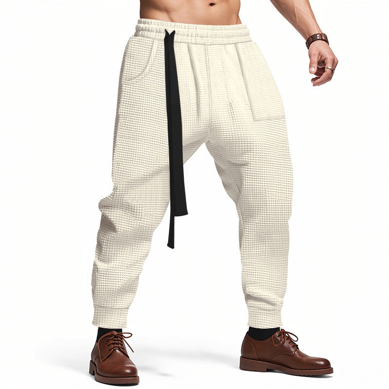 Men's Casual Pants Loose Ankle-Tied Trousers Fashion Mens Clothing Men Clothing Men Wears