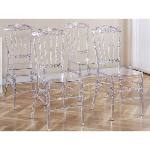 Welding Chair,Dining Chair,Set Of 4,Plastic Seat