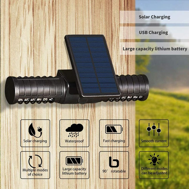 Outdoor Garden Mosquito Killer Lamp UV LED Lamp IP65 Waterproof Insect Repellent Ring Sunshine / USB Automatic Rechargeable Mosquito Killer Lamp