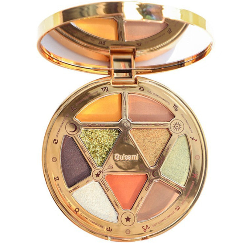 Tarot Nine-Color Gold Coin Matte Pearl Glitter Glitter Eyeshadow Palette