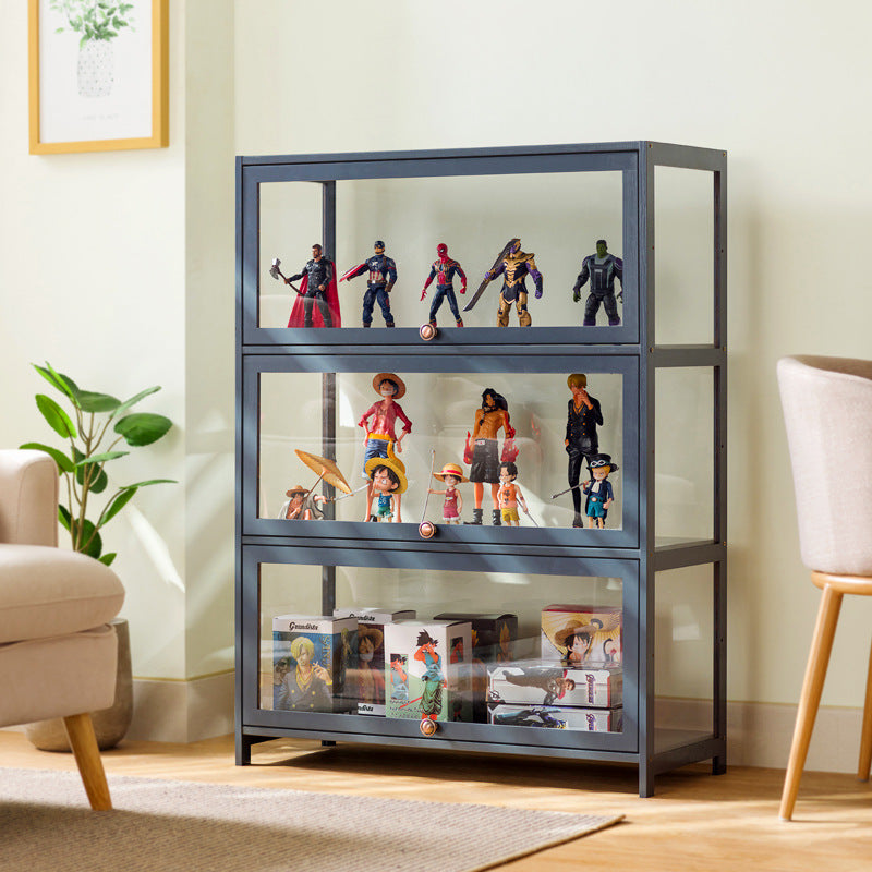 Transparent Dust-Proof Display Cabinet Acrylic Toy Storage Box Bookcase And Shelving Unit