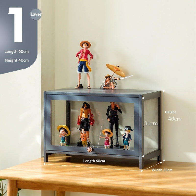 Transparent Dust-Proof Display Cabinet Acrylic Toy Storage Box Bookcase And Shelving Unit