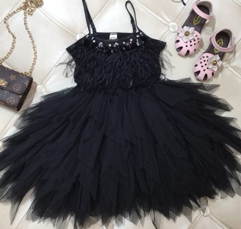 Feather Princess Dress