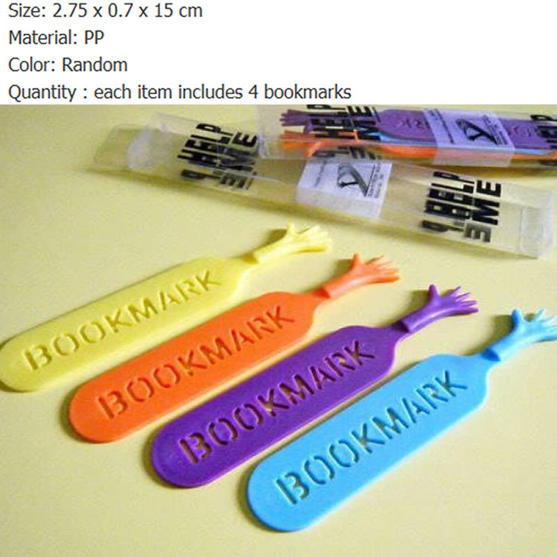 4-Color HELP ME Bookmark