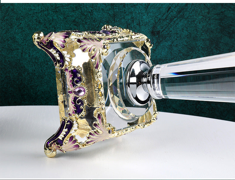 Lead-Free Crystal Red Wine Glass Decanter